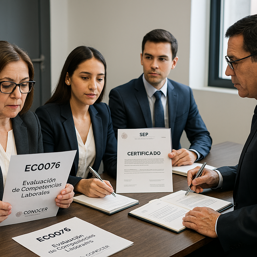 Alineación al EC0076-Evaluación de la competencia de candidatos con base en Estándares de competencia.